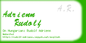 adrienn rudolf business card